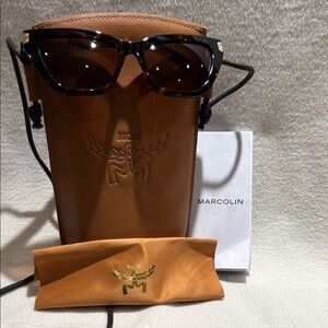 MCM Tortoise Shell Sunglasses Brand New Authentic